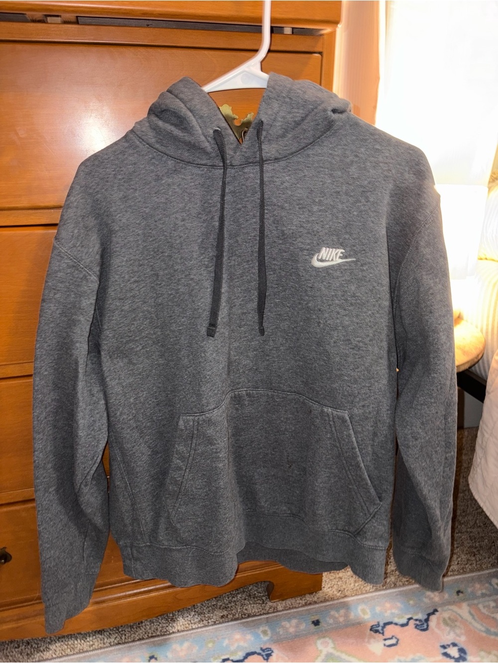Nike Dark Gray Men's Pullover Hoodie Sweatshirt